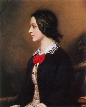 Joseph Karl Stieler : Portrait of Marie Dietsch